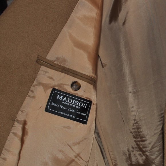 Cambridge Madison100% Cashmere Blazer Sport Jacket Coat 46T Union Made in Canada - Picture 5 of 9